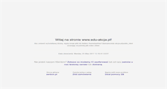 Desktop Screenshot of edu-akcja.pl